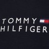 Bluza Tommy Hilfiger męska granatowa z kapturem bawełniana duże logo